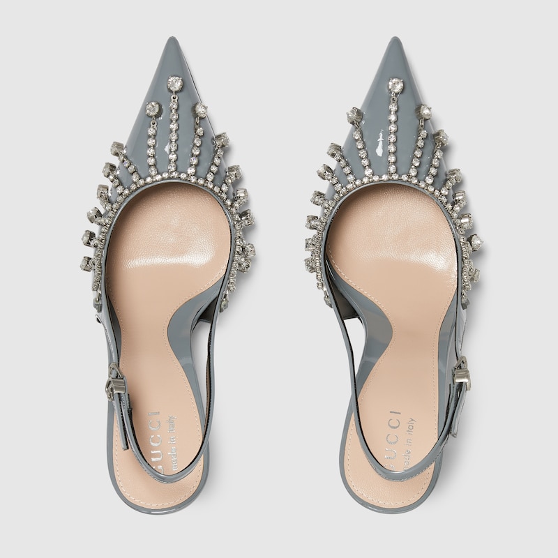 Women’s pump with crystal chain - Image 5